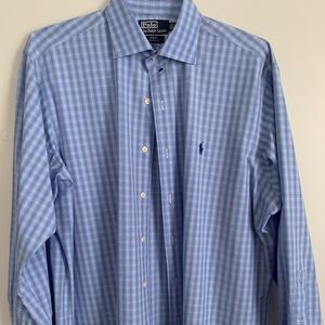 Polo button up shirt 16 1/2 size perfect condition